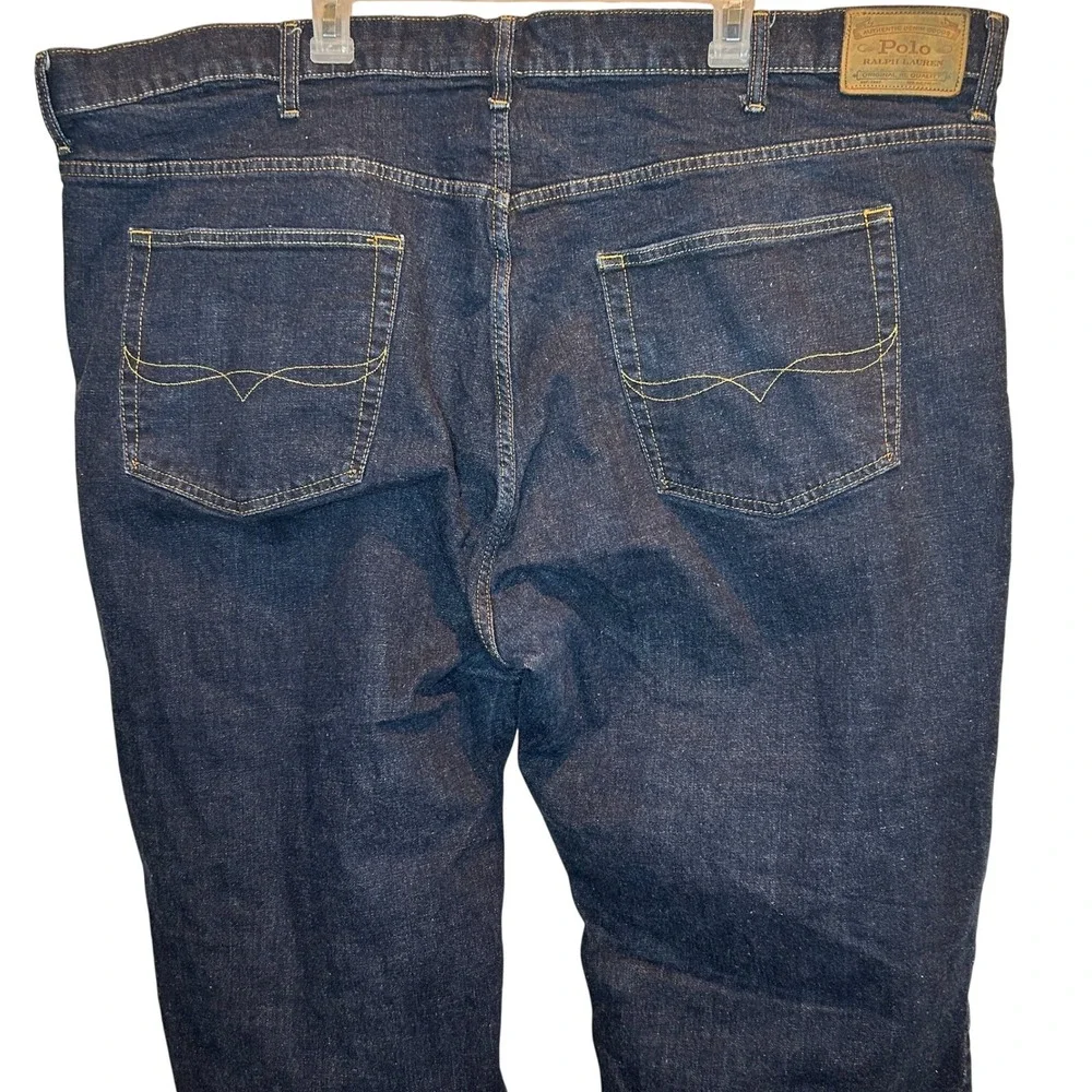 Polo Ralph Lauren Hampton Relaxed Straight Jeans Authentic Denim Men's 50x30 BIG